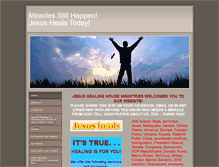 Tablet Screenshot of jesushealinghouse.org